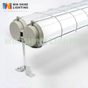 Double tube explosion-proof lamp bracket